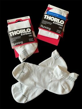 Running Socks, no show, Sz L, Thorlo Experia (3 pairs)
